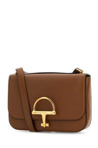 Gucci Women Caramel Leather Small Gucci Siena Shoulder Bag
