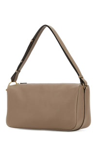 Gucci Women Dove Grey Leather Gucci Half Horsebit Shoulder Bag