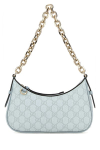 Gucci Women Printed Canvas Gg Emblem Shoulder Bag