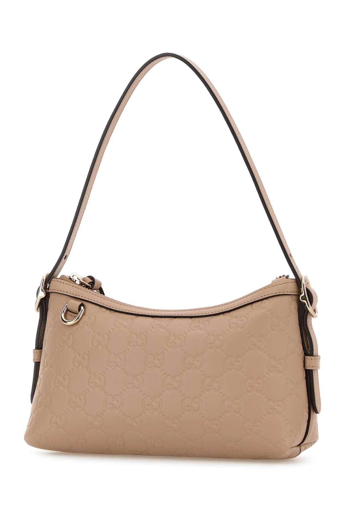 Gucci Women Powder Leather Shoulder Bag