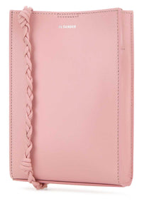 JIL SANDER Jil Sander Women Pink Leather Small Tangle Shoulder Bag