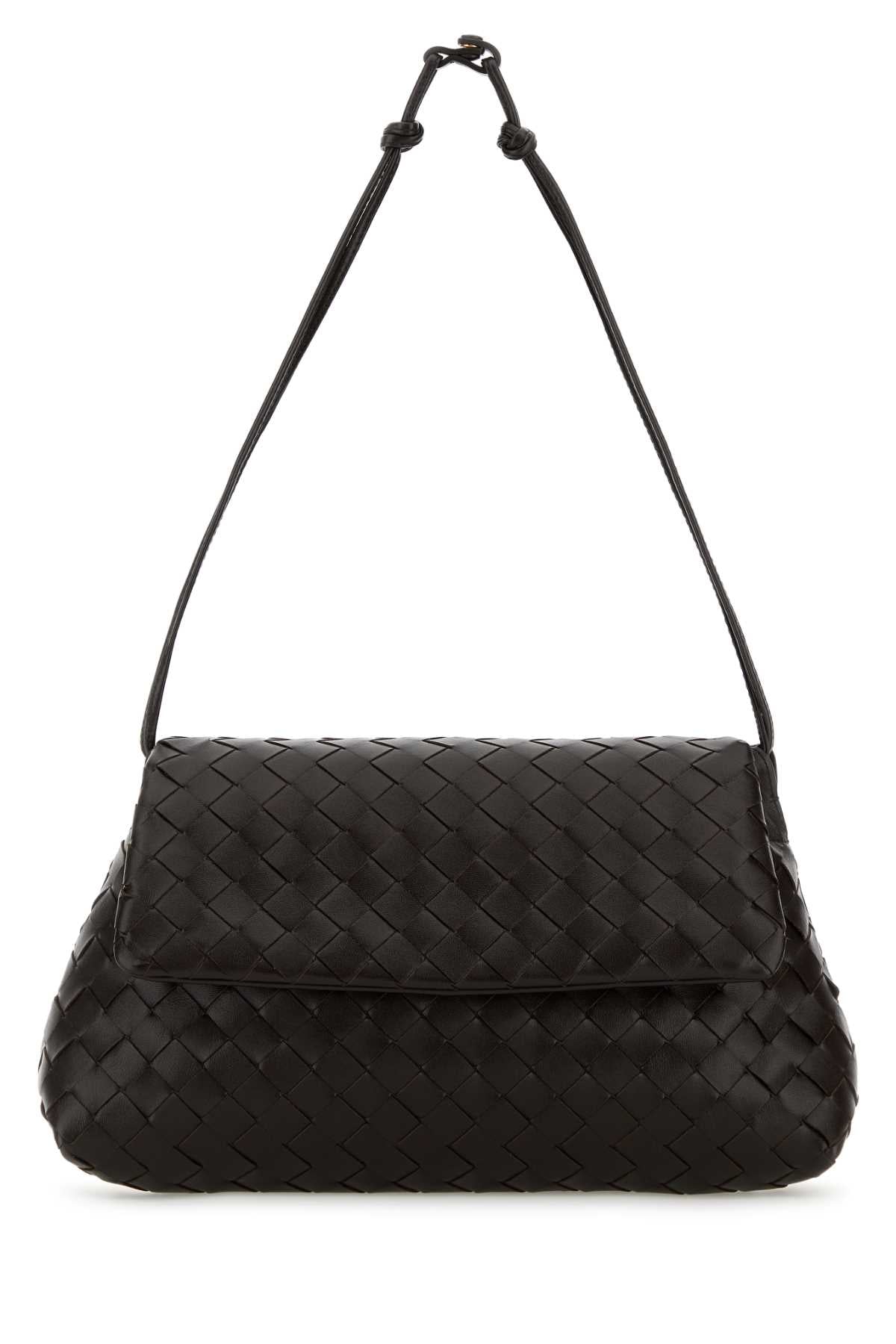 BOTTEGA VENETA Bottega Veneta Women Dark Brown Leather Clutch