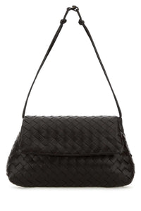 BOTTEGA VENETA Bottega Veneta Women Dark Brown Leather Clutch