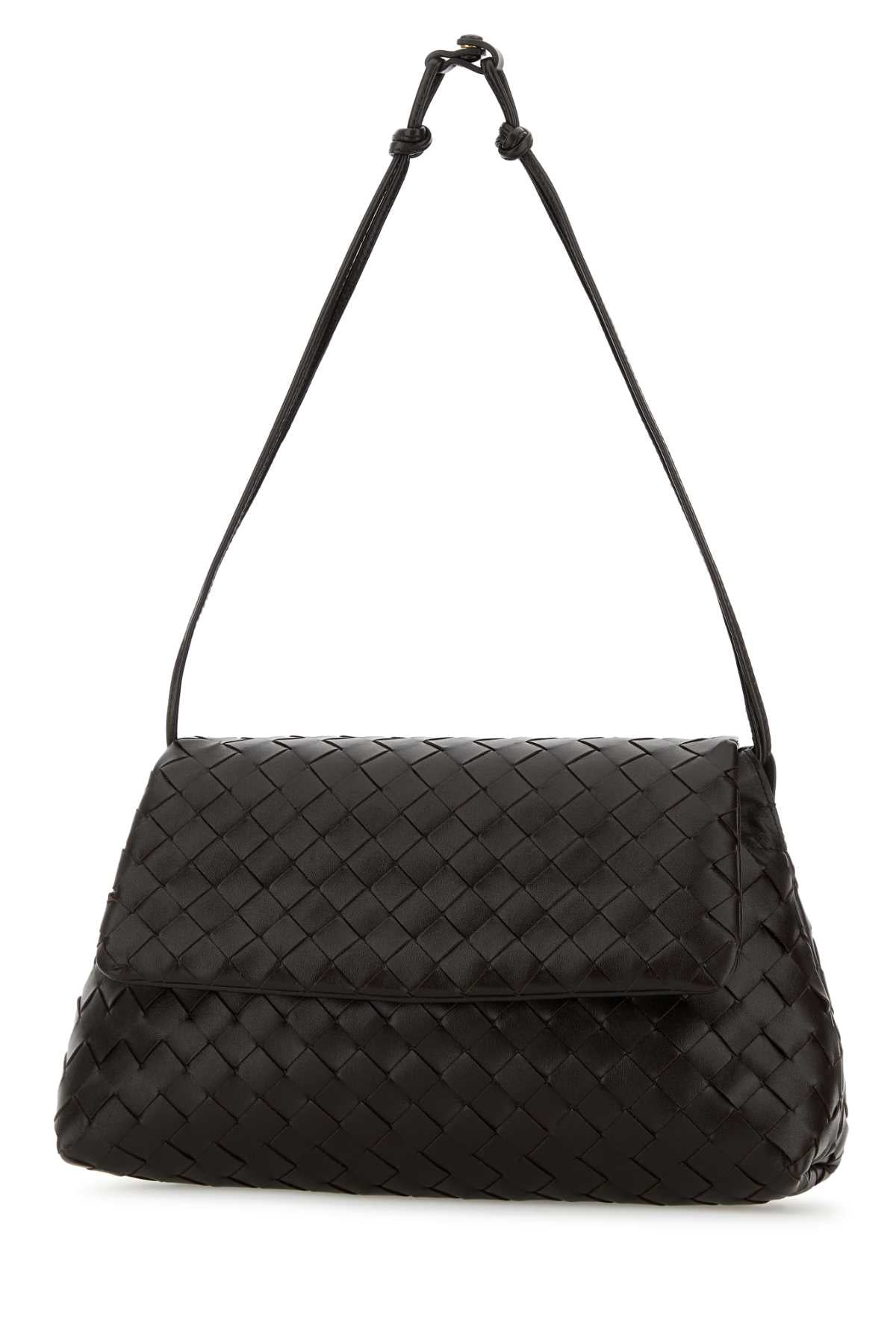 BOTTEGA VENETA Bottega Veneta Women Dark Brown Leather Clutch