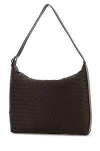 Bottega Veneta Men Brown Leather Traveller Shoulder Bag