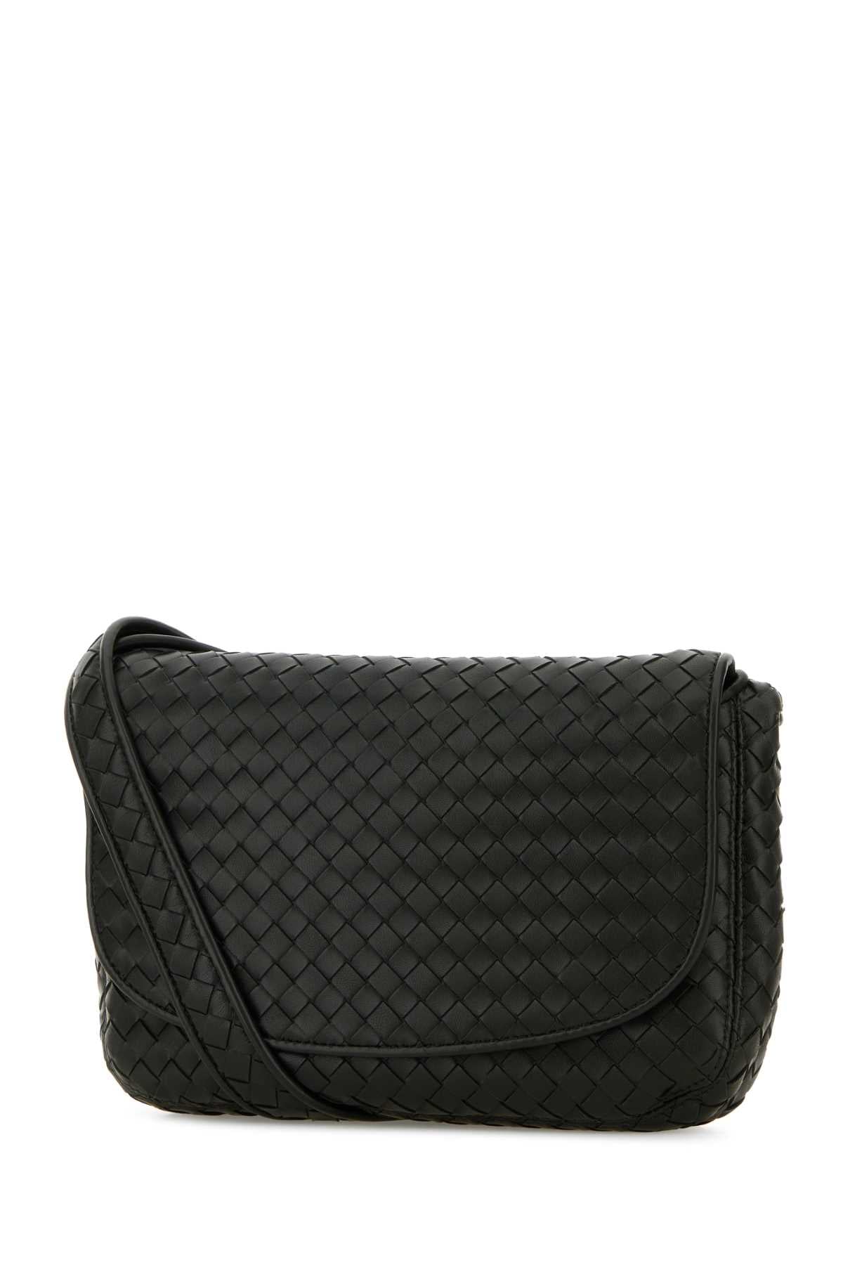Bottega Veneta Men Dark Green Leather Crossbody Bag