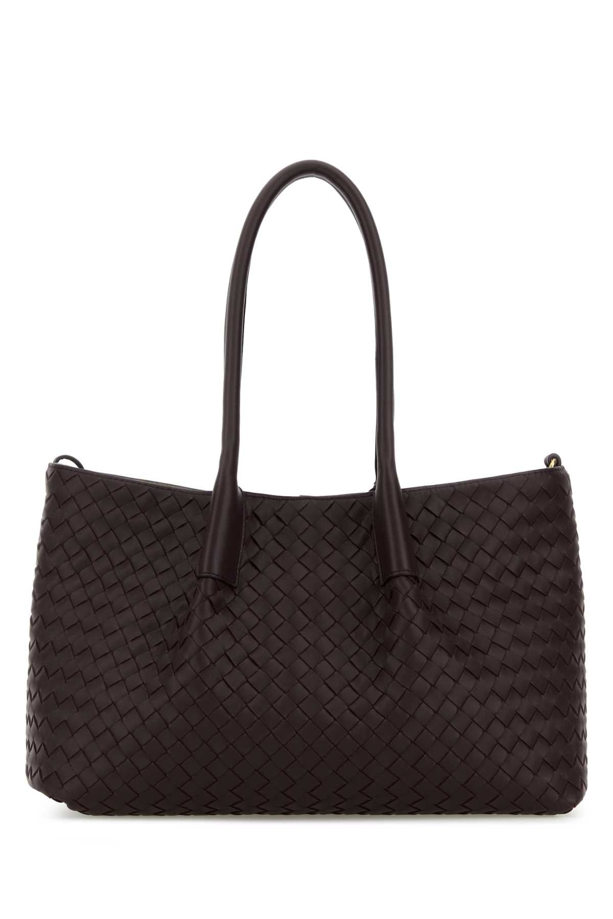 Bottega Veneta Women Grape Leather Pinacoteca Reversible Shopping Bag