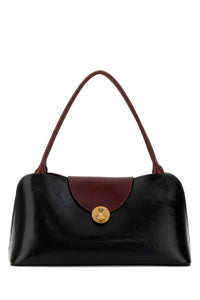 VERSACE Versace Women Black Leather Medium Shoulder Bag