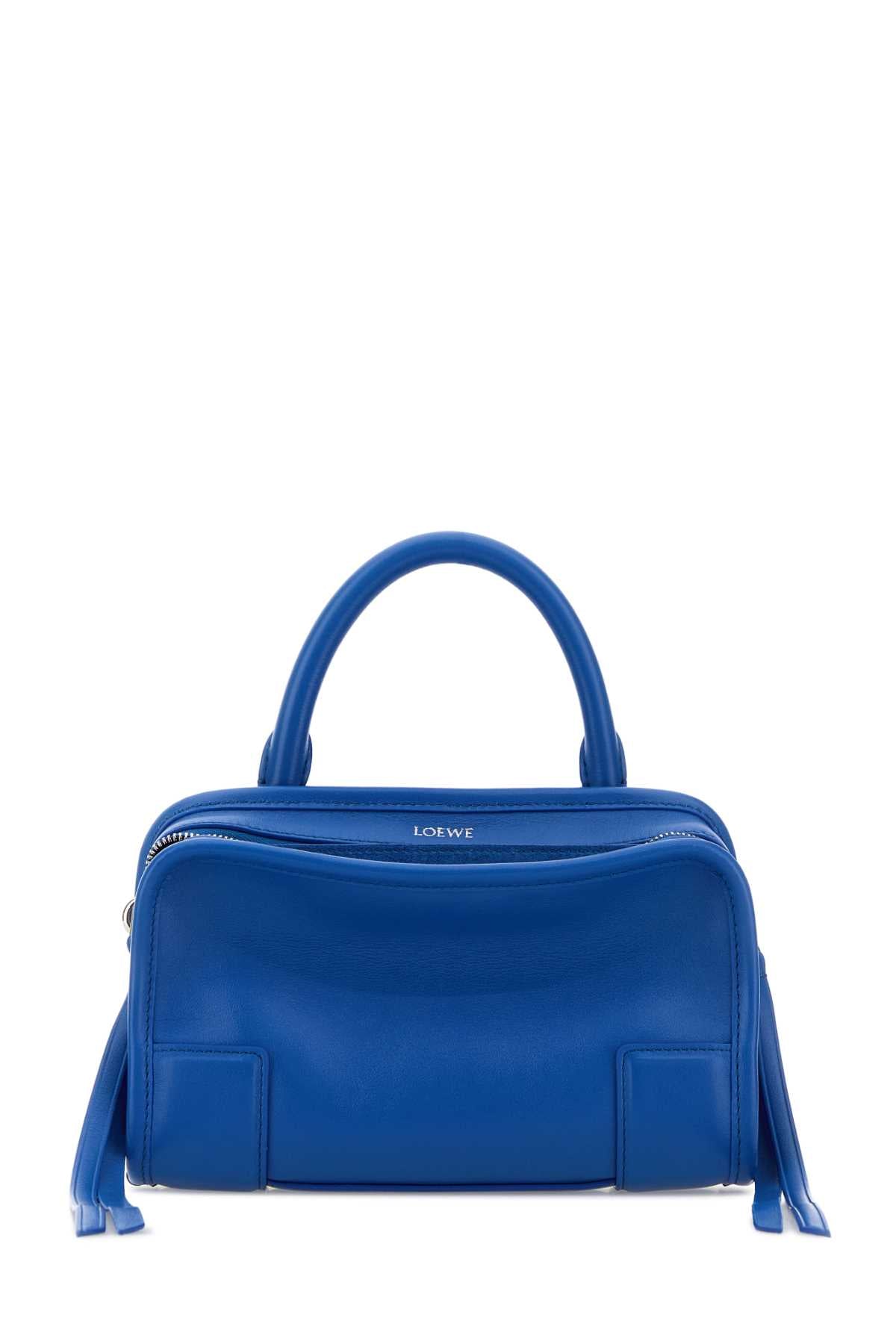 LOEWE Loewe Women Blue Leather Mini Amazona Handbag