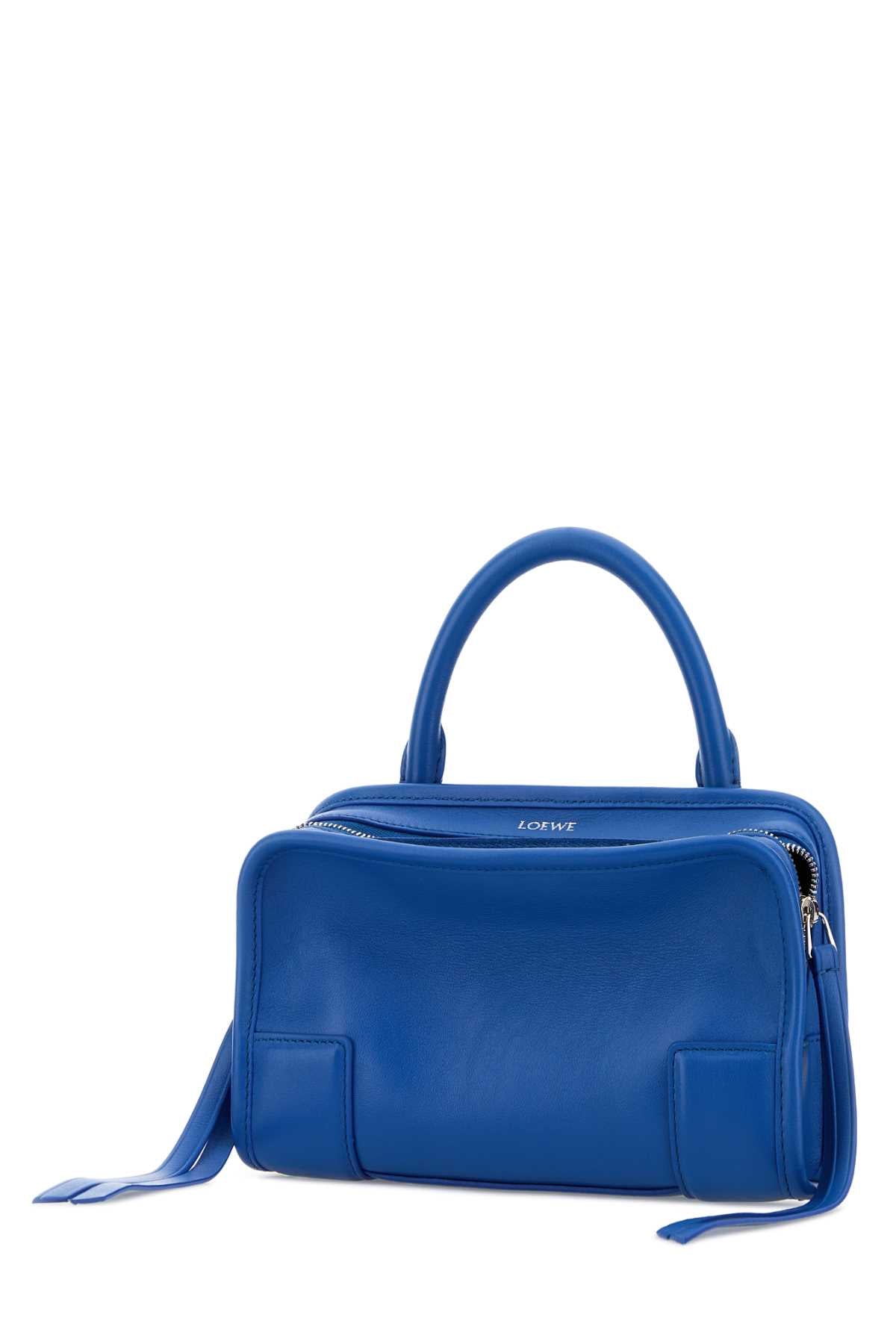 LOEWE Loewe Women Blue Leather Mini Amazona Handbag
