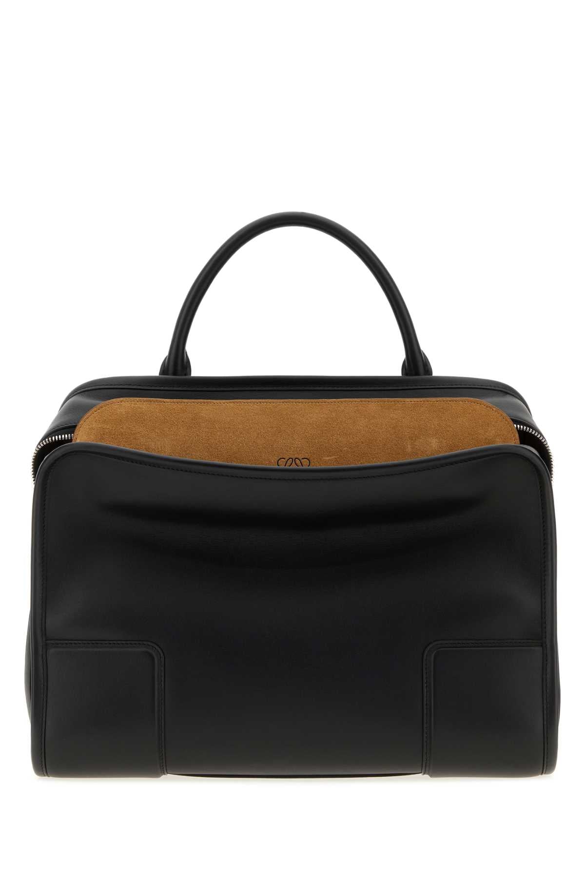 Loewe Women Black Leather Large Amazona 180 Handbag