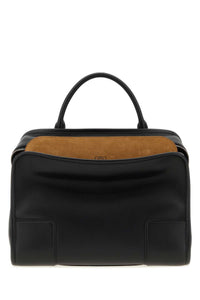 Loewe Women Black Leather Large Amazona 180 Handbag
