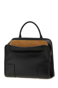 Loewe Women Black Leather Large Amazona 180 Handbag