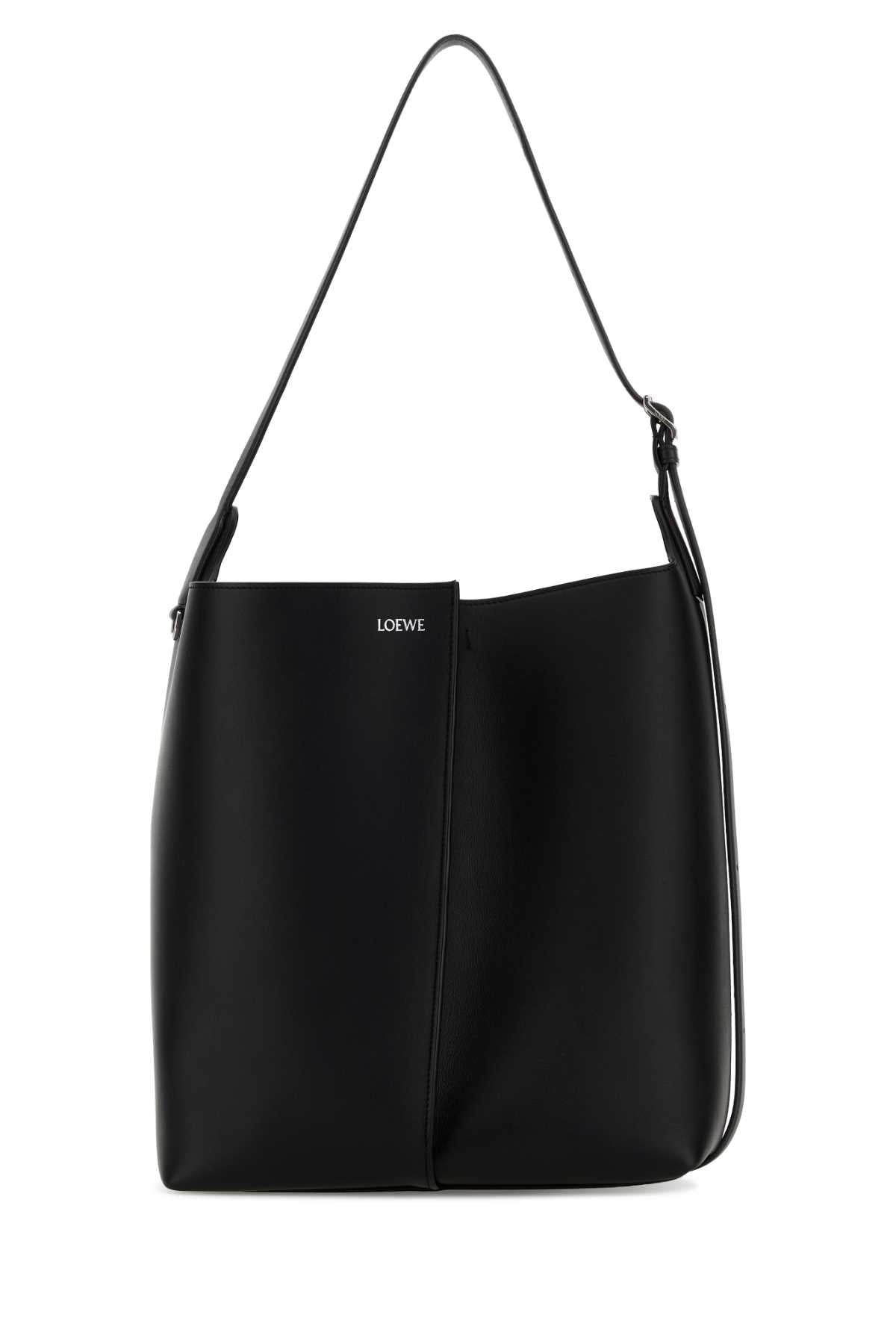 Loewe Women Black Leather Large Bilbao Bucket Bag