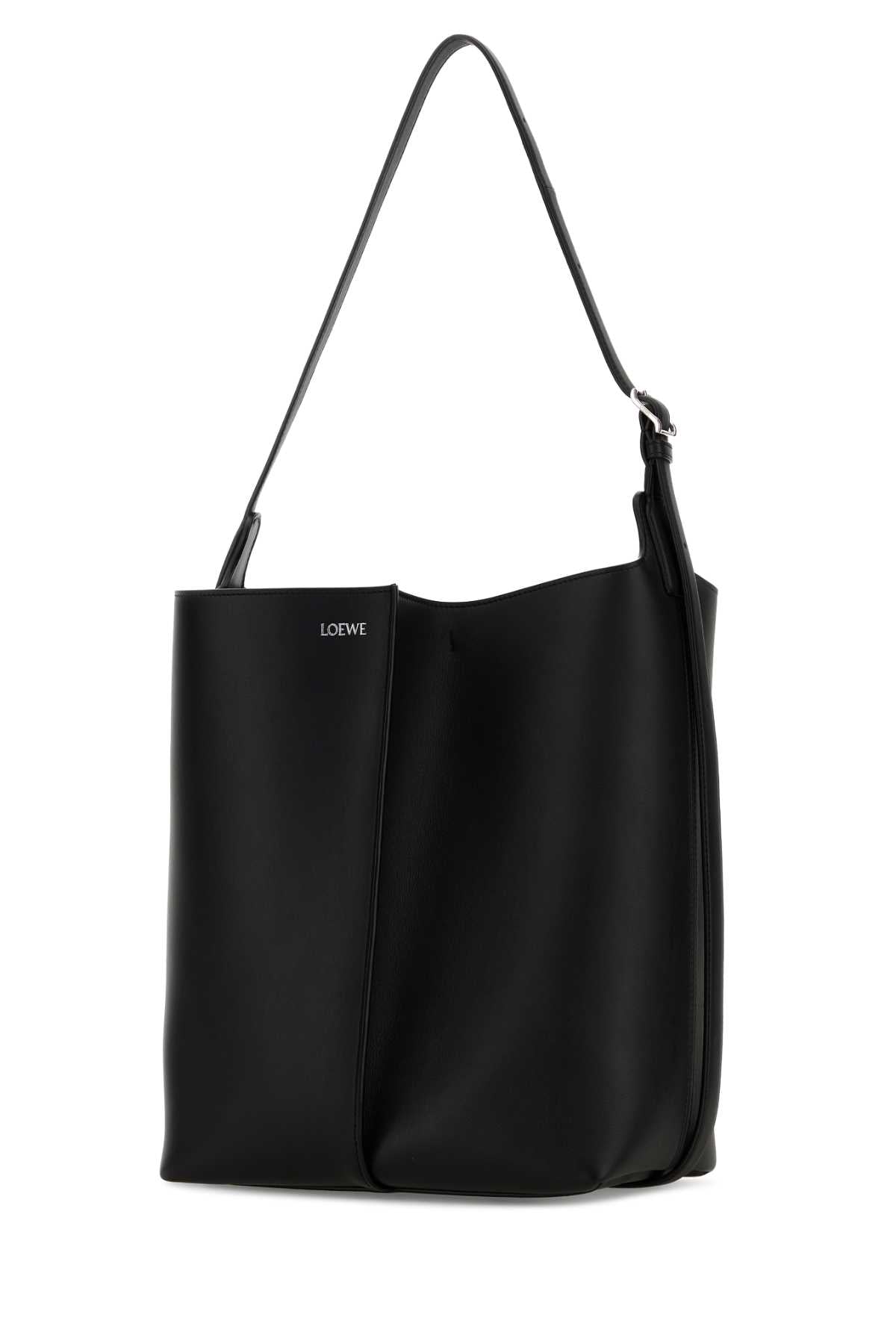 Loewe Women Black Leather Large Bilbao Bucket Bag