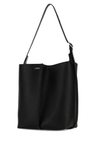 Loewe Women Black Leather Large Bilbao Bucket Bag