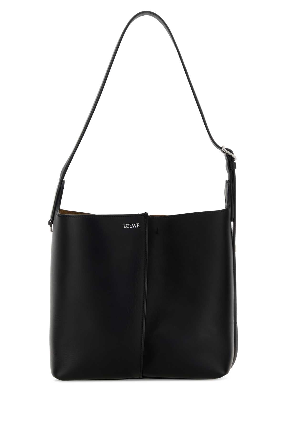 Loewe Women Black Leather Medium Bilbao Bucket Bag