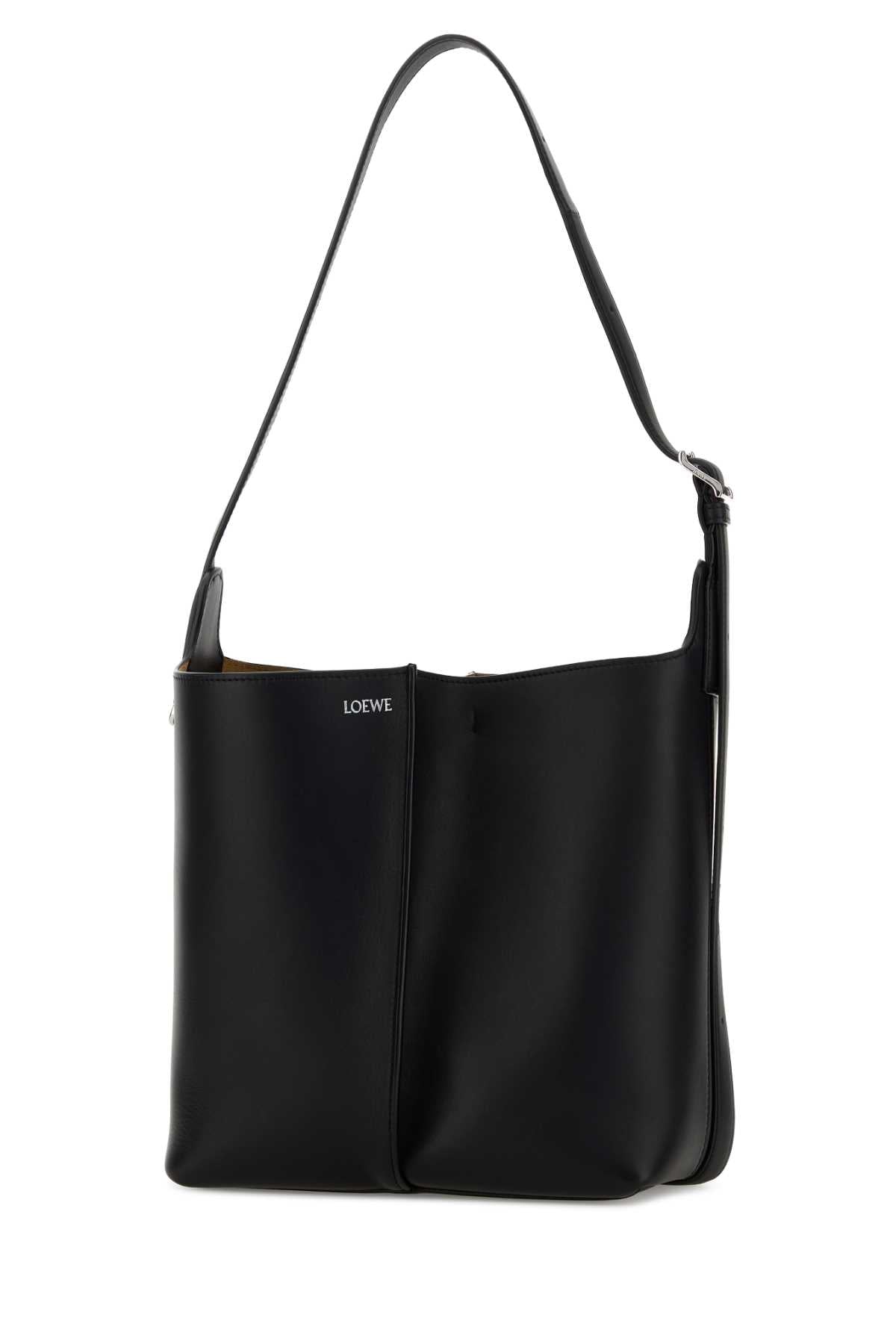 Loewe Women Black Leather Medium Bilbao Bucket Bag