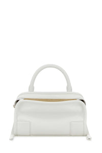 Loewe Women White Leather Mini Amazona Handbag