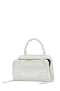 Loewe Women White Leather Mini Amazona Handbag