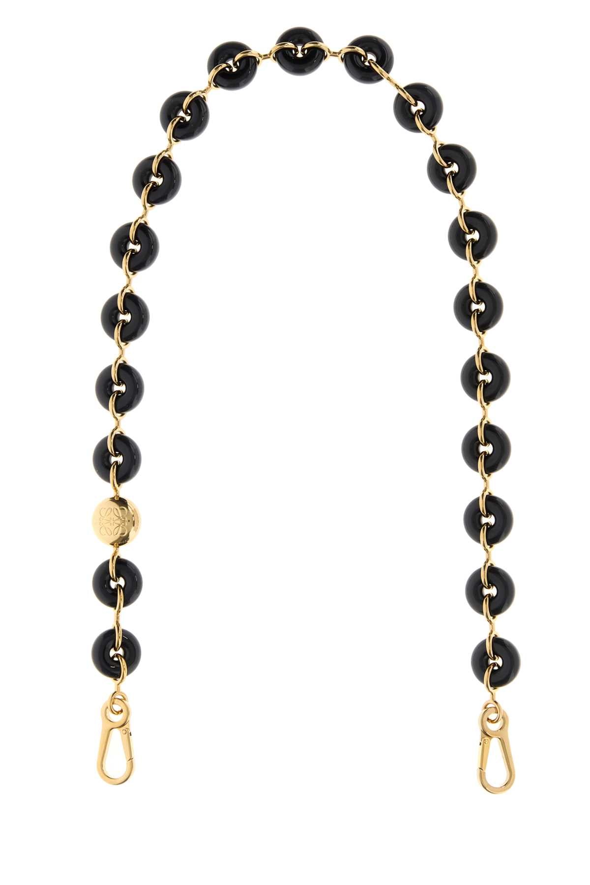 Loewe Women Two-Tone Metal And Acetate Donut Shoulder Strap