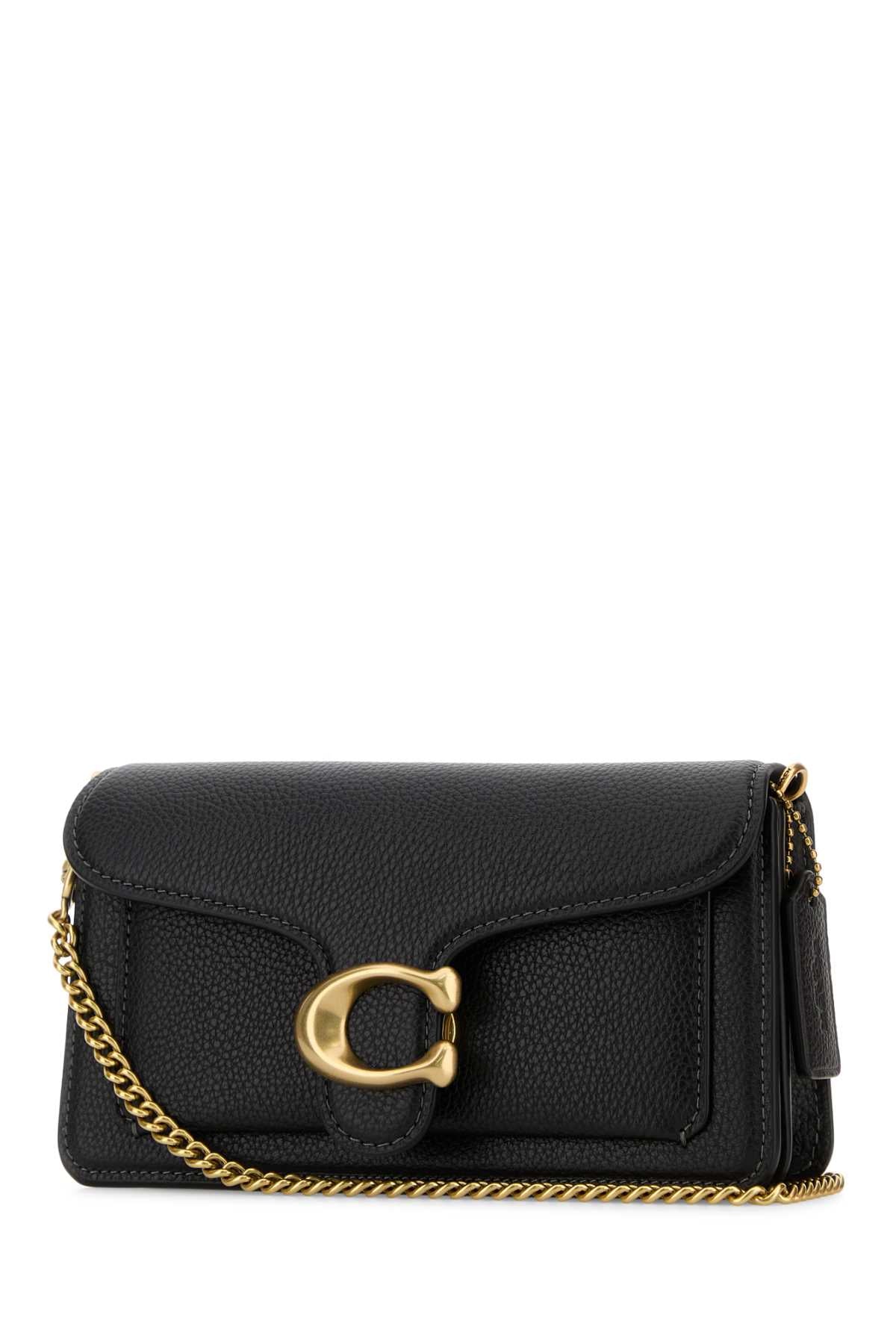 COACH NEW YORK Coach New York Women Polished Pebbled Leather Tabby Chain Crossbody 19