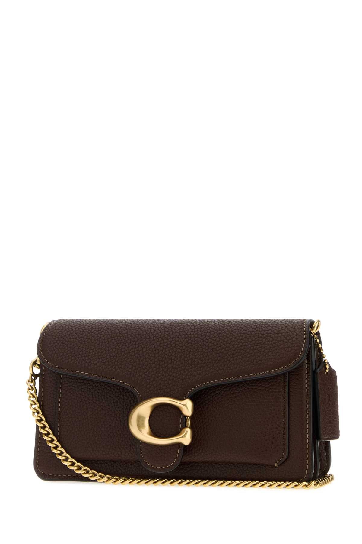 COACH NEW YORK Coach New York Women Polished Pebbled Leather Tabby Chain Crossbody 19