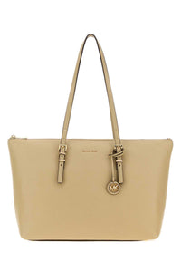MICHAEL BY MICHAEL KORS Michael By Michael Kors Women Sand Leather Large Quinn Handbag
