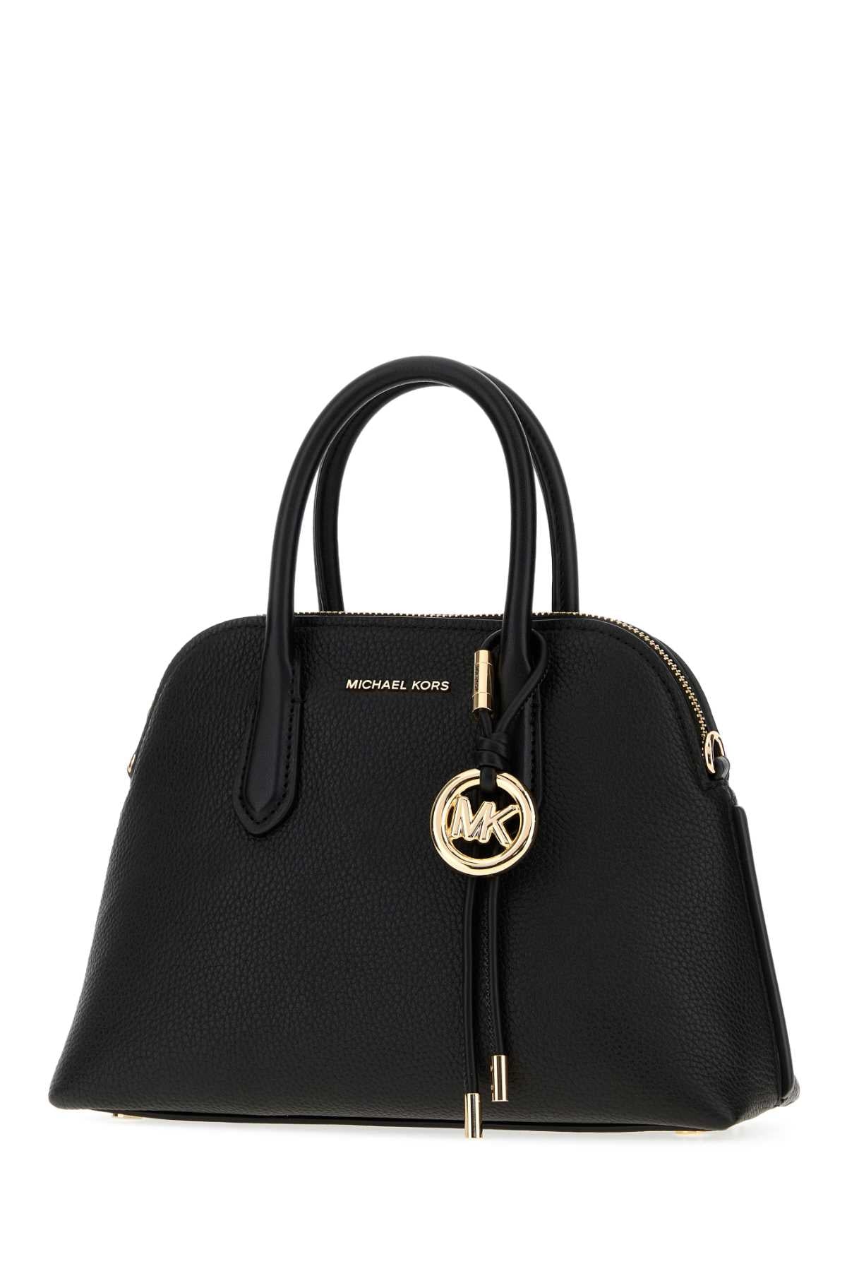 Michael By Michael Kors Women Black Leather Freddie Handbag