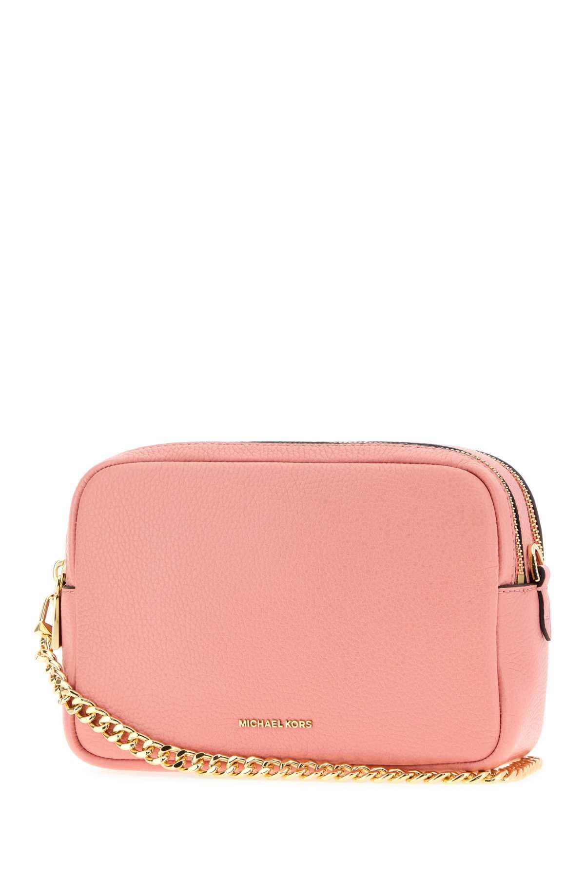 MICHAEL BY MICHAEL KORS Michael By Michael Kors Women Pink Leather Medium Bryant Shoulder Bag