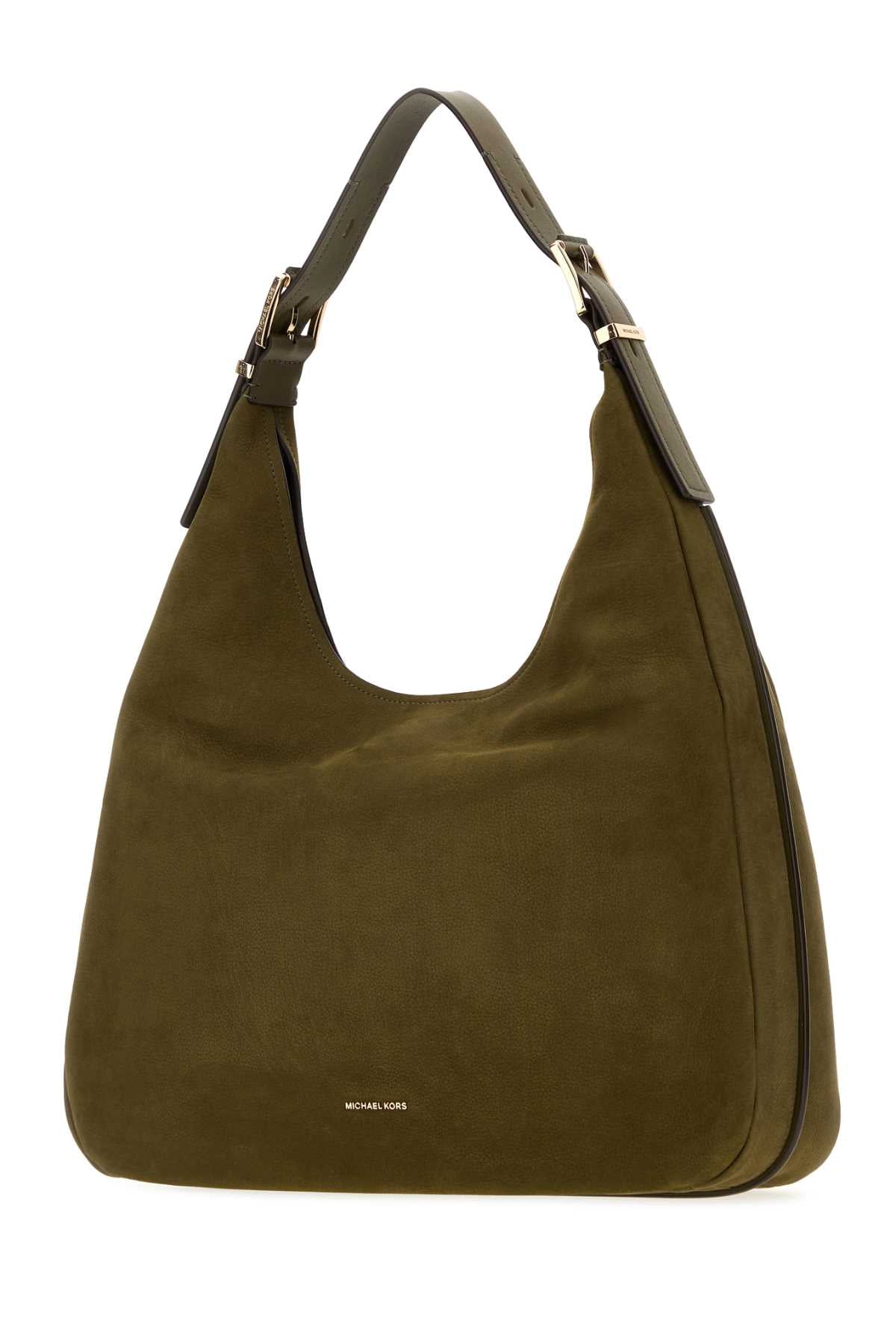 MICHAEL BY MICHAEL KORS Michael By Michael Kors Women Olive Green Nubuck Large Nolita Shopping Bag