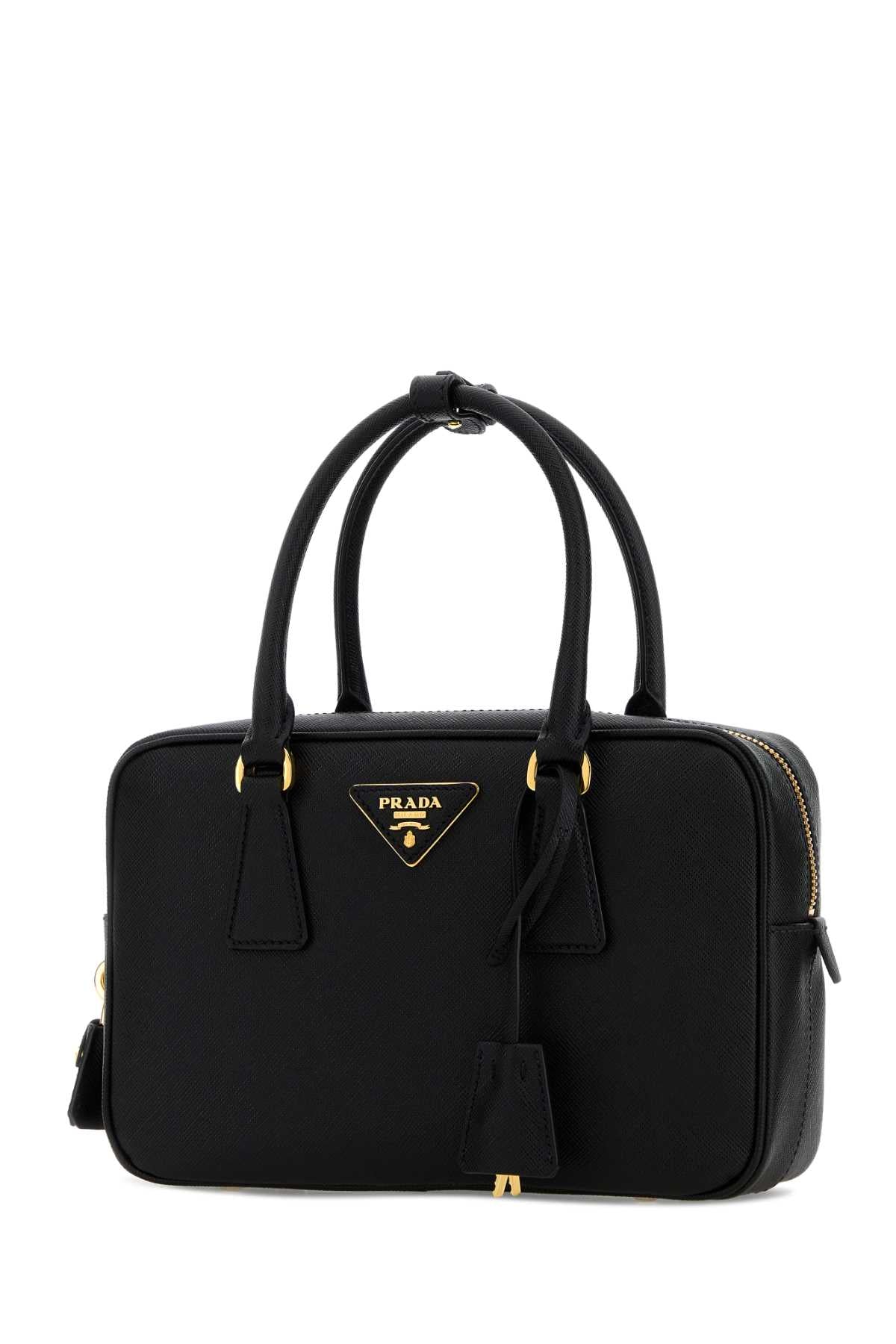 Prada Women Black Leather Handbag