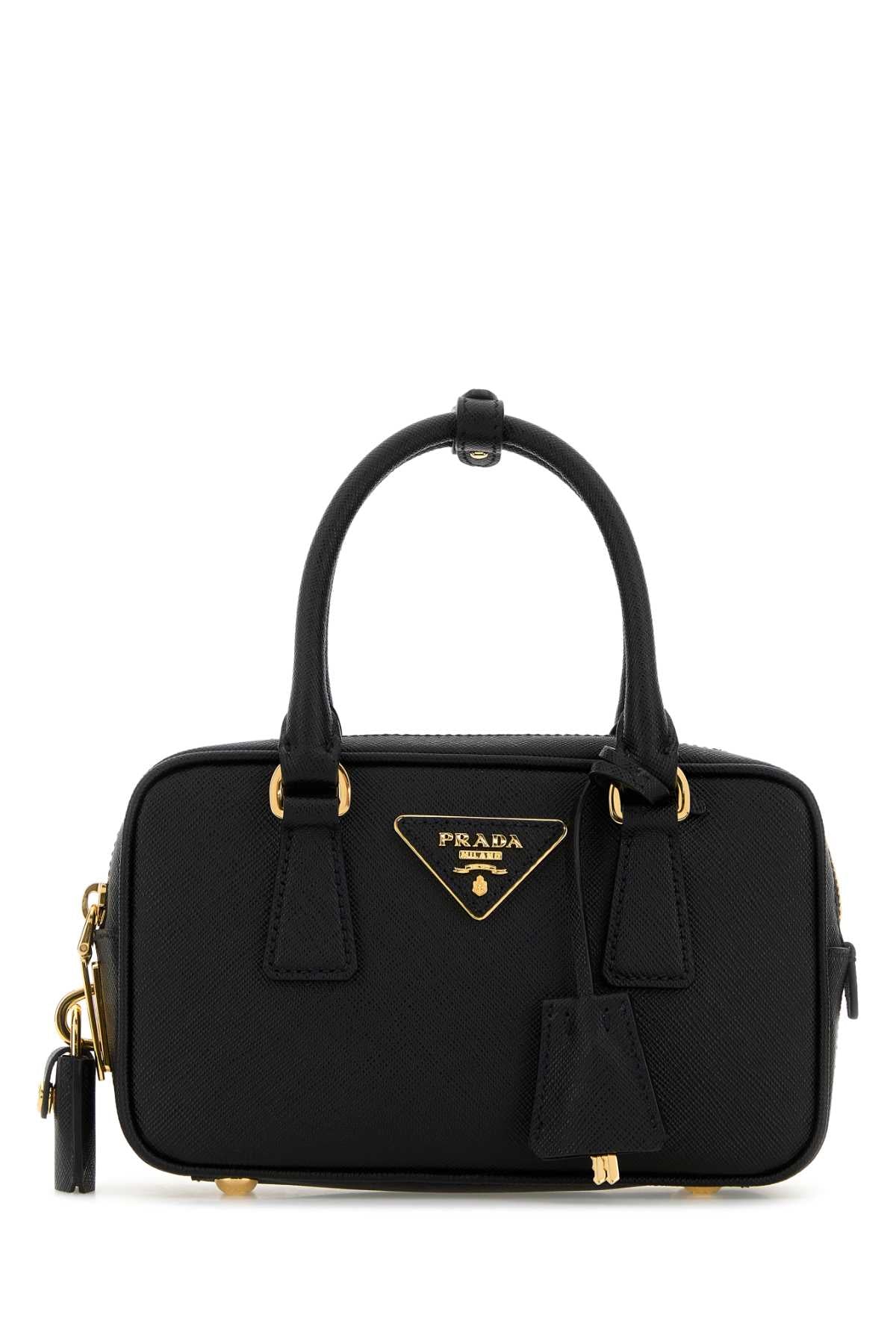 Prada Women Black Leather Handbag