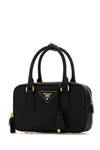 Prada Women Black Leather Handbag