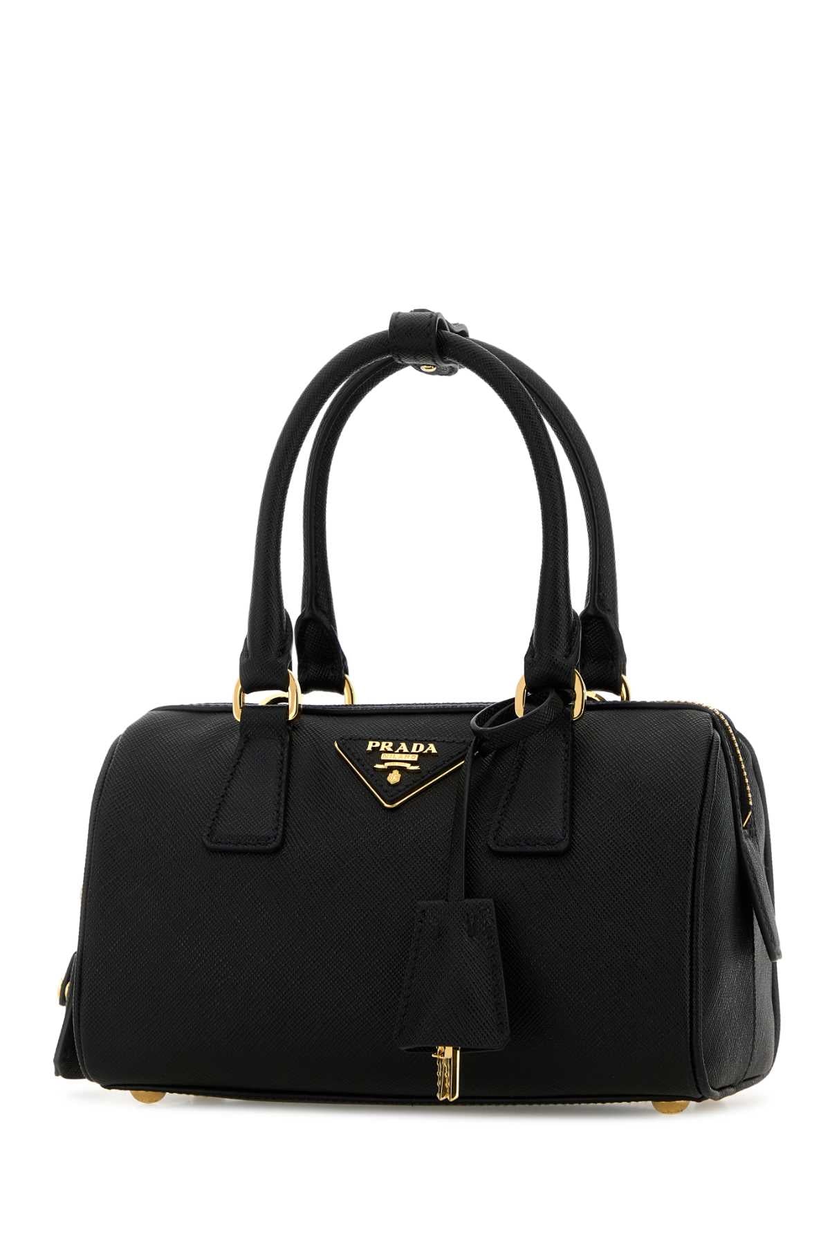 Prada Women Black Leather Handbag – Bluefly