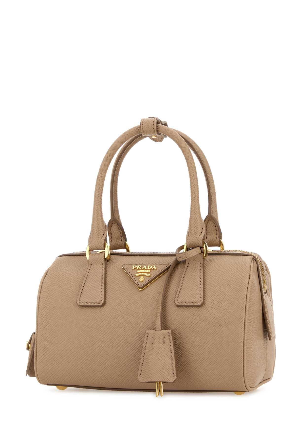 Prada Women Cappuccino Leather Handbag – Bluefly
