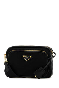 Prada Women Black Re-Nylon Crossbody Bag