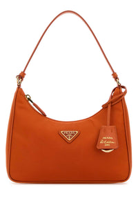 Prada Women Orange Re-Nylon Prada Re-Edition 2005 Shoulder Bag