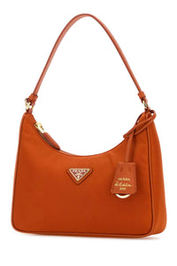 Prada Women Orange Re-Nylon Prada Re-Edition 2005 Shoulder Bag