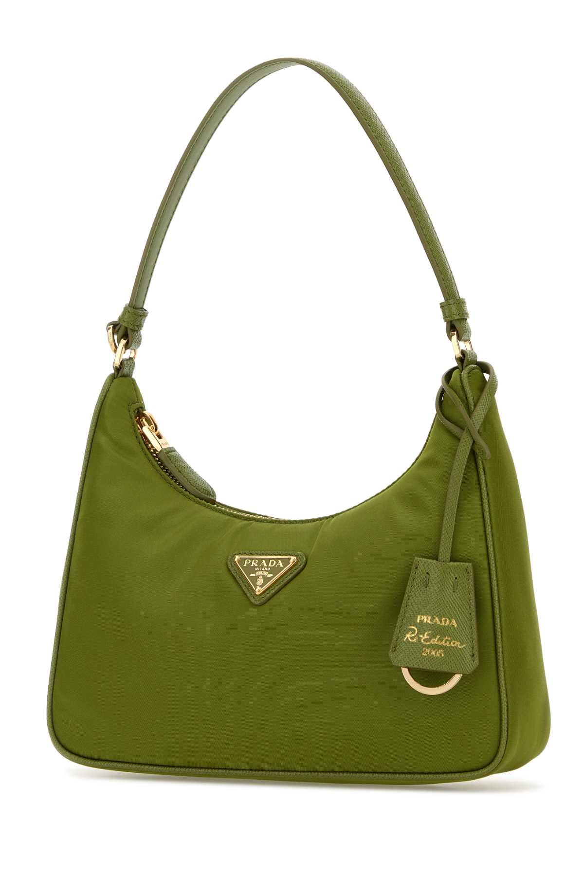 PRADA Prada Women Pistachio Green Re-Nylon Prada Re-Edition 2005 Shoulder Bag