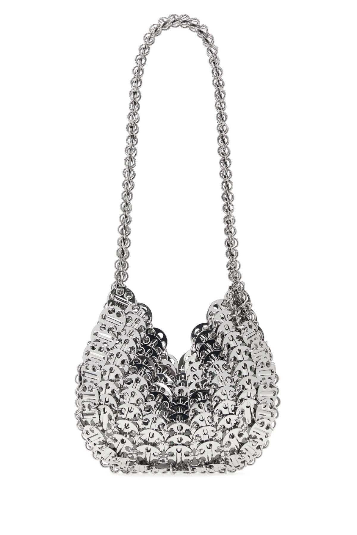 RABANNE Rabanne Women Silver Metal Chain Moon 1969 Shoulder Bag