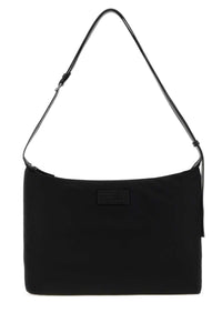 Mm6 Maison Margiela Women Black Canvas Shopping Bag