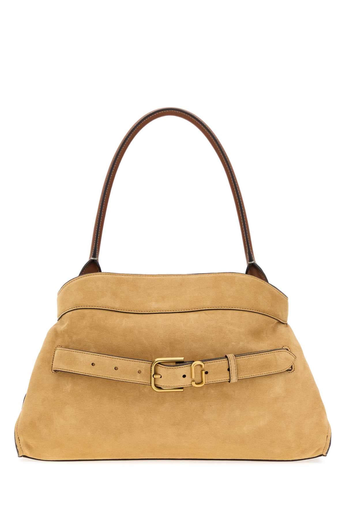 MARC JACOBS Marc Jacobs Women Beige Suede The Dakota Shoulder Bag