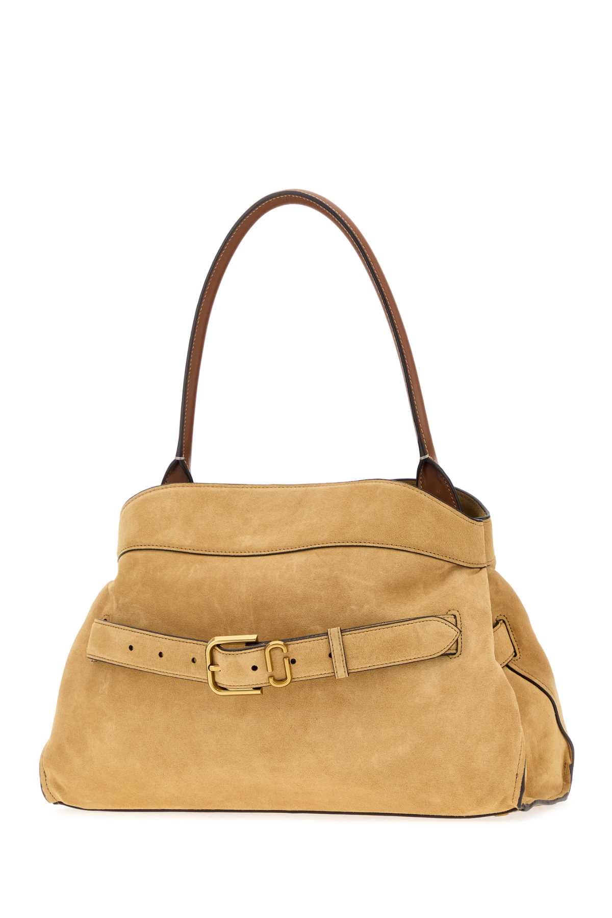 MARC JACOBS Marc Jacobs Women Beige Suede The Dakota Shoulder Bag