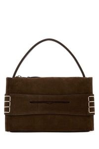JW ANDERSON Jw Anderson Women Brown Suede Small Loafer Handbag