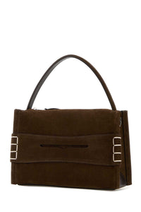 JW ANDERSON Jw Anderson Women Brown Suede Small Loafer Handbag