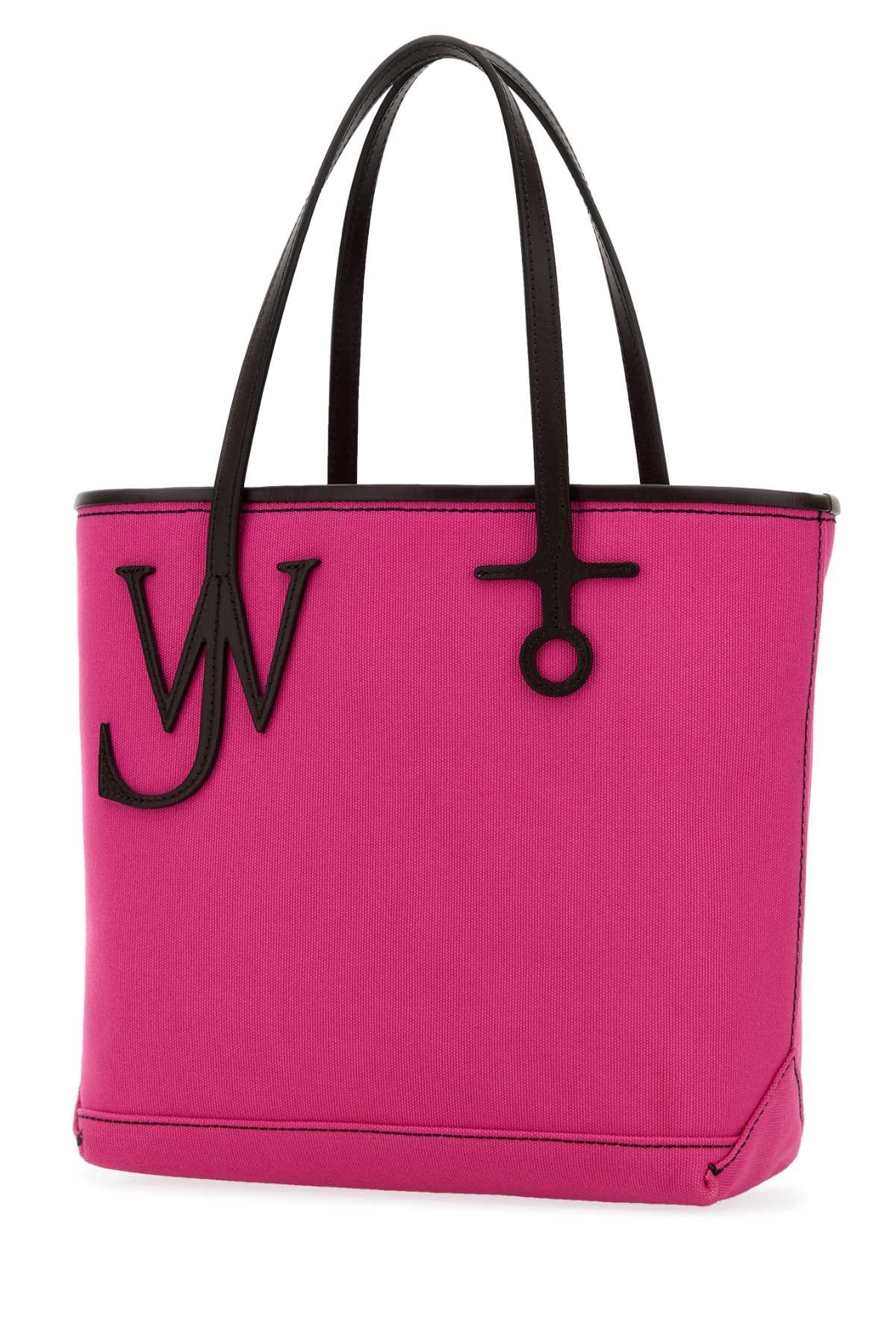 JW ANDERSON Jw Anderson Women Fuchsia Canvas Small Anchor Bucket Bag