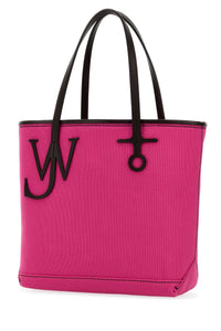 JW ANDERSON Jw Anderson Women Fuchsia Canvas Small Anchor Bucket Bag