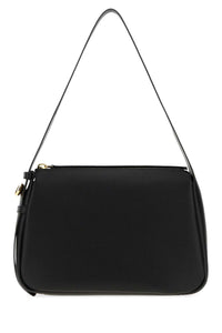 TORY BURCH Tory Burch Women Black Leather Romy Shoulder Bag