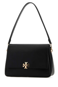 TORY BURCH Tory Burch Women Black Leather Charlie Shoulder Bag